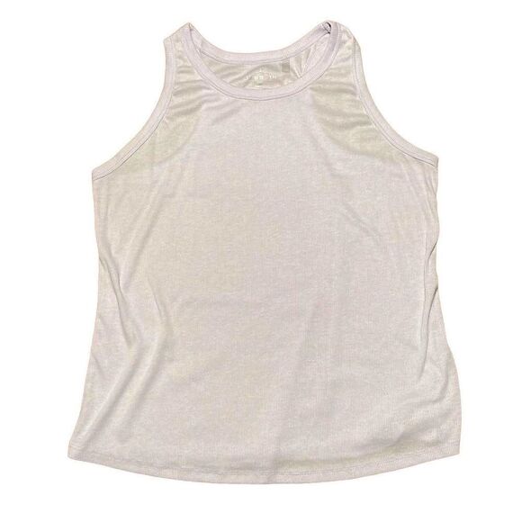 Lot of two Danskin soft rib knit tank tops one gray, one lavender XL - Picture 2 of 13